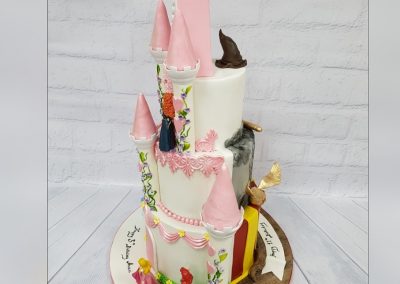 Birthday Cake - 3 tier - castle design