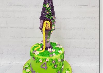 Birthday Cake - Rapunzel Tower design