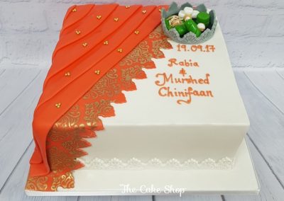 Wedding Cake - Saree design