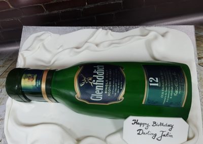 Birthday Cake - Glenfiddich Whisky bottle