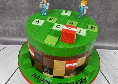 Birthday Cake - Scrabble design