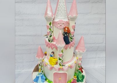 Birthday Cake - 3 tier - castle design