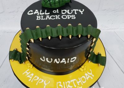 Birthday Cake - Call of Duty design