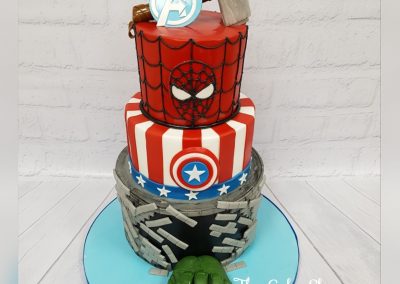 Birthday Cake - 3 Tier - Avengers