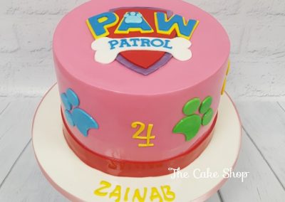 Birthday Cake - Paw Patrol Pink