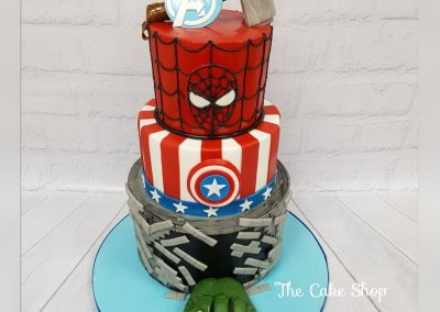 Birthday Cake - 3 Tier - Avengers