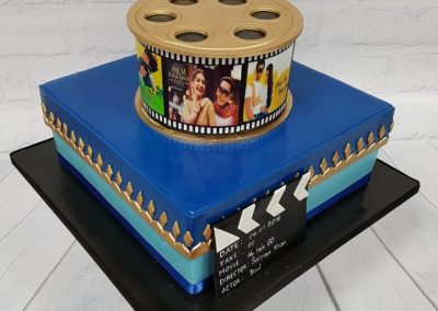 Birthday Cake - Bollywood Film Reel design