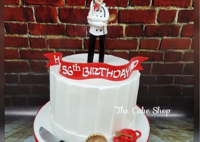 Birthday Cake - Chef custom design with accessories